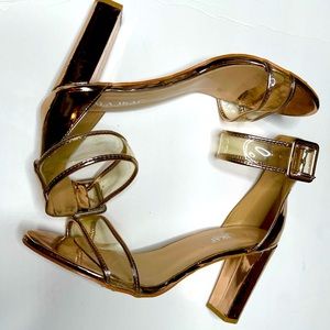 Rose Gold Strap heels